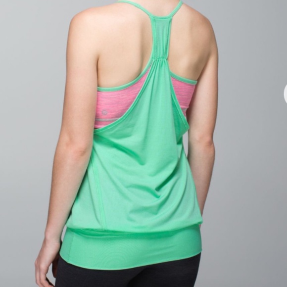 Lululemon No Limits Tank Size 4 in Wee Are From Space Neon Pink Opal - Picture 2 of 8